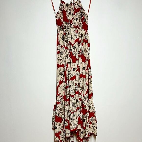 Free People Intimately Heatwave Sunset Combo Maxi Slip Dress Sz XS - Picture 5 of 10